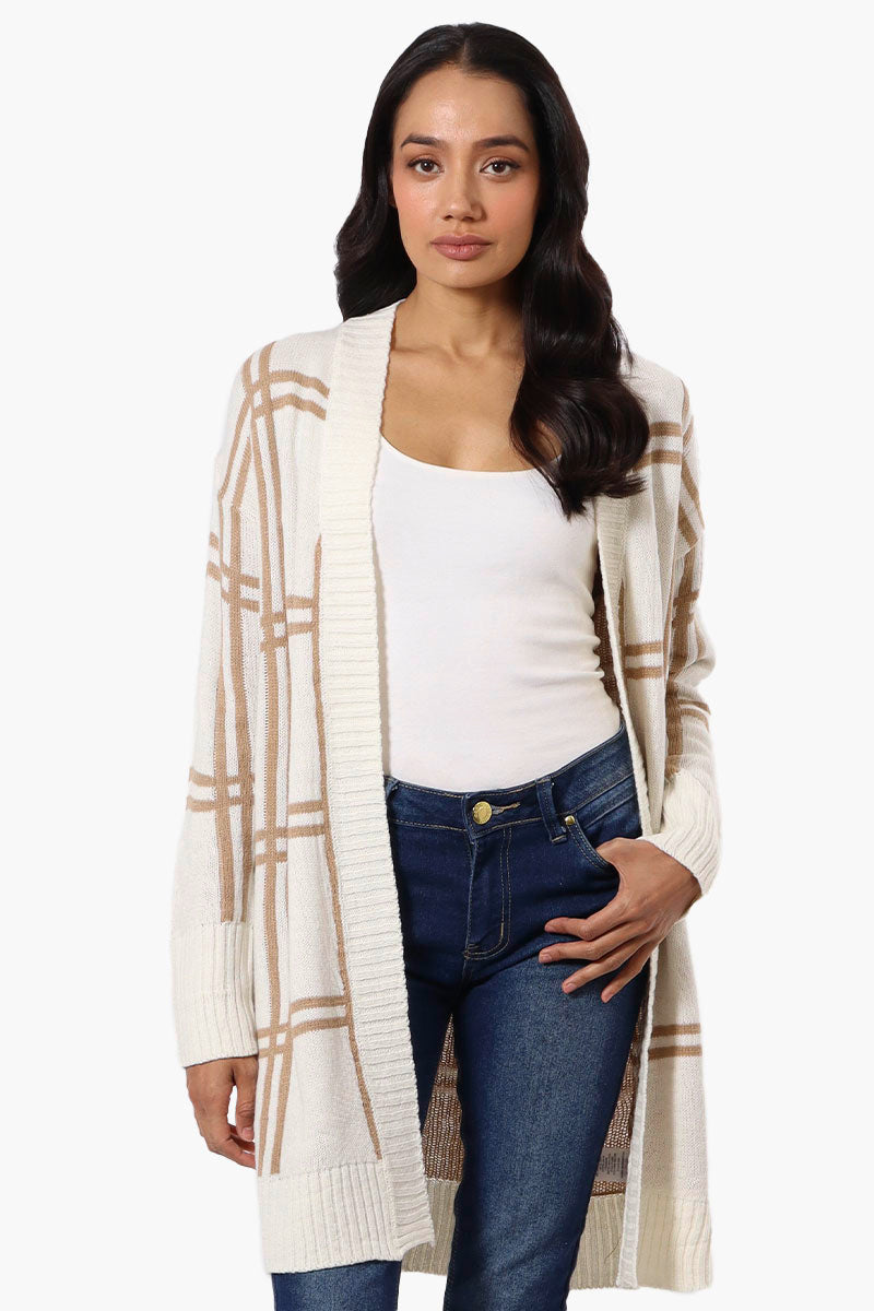 Plaid wrap cardigan best sale