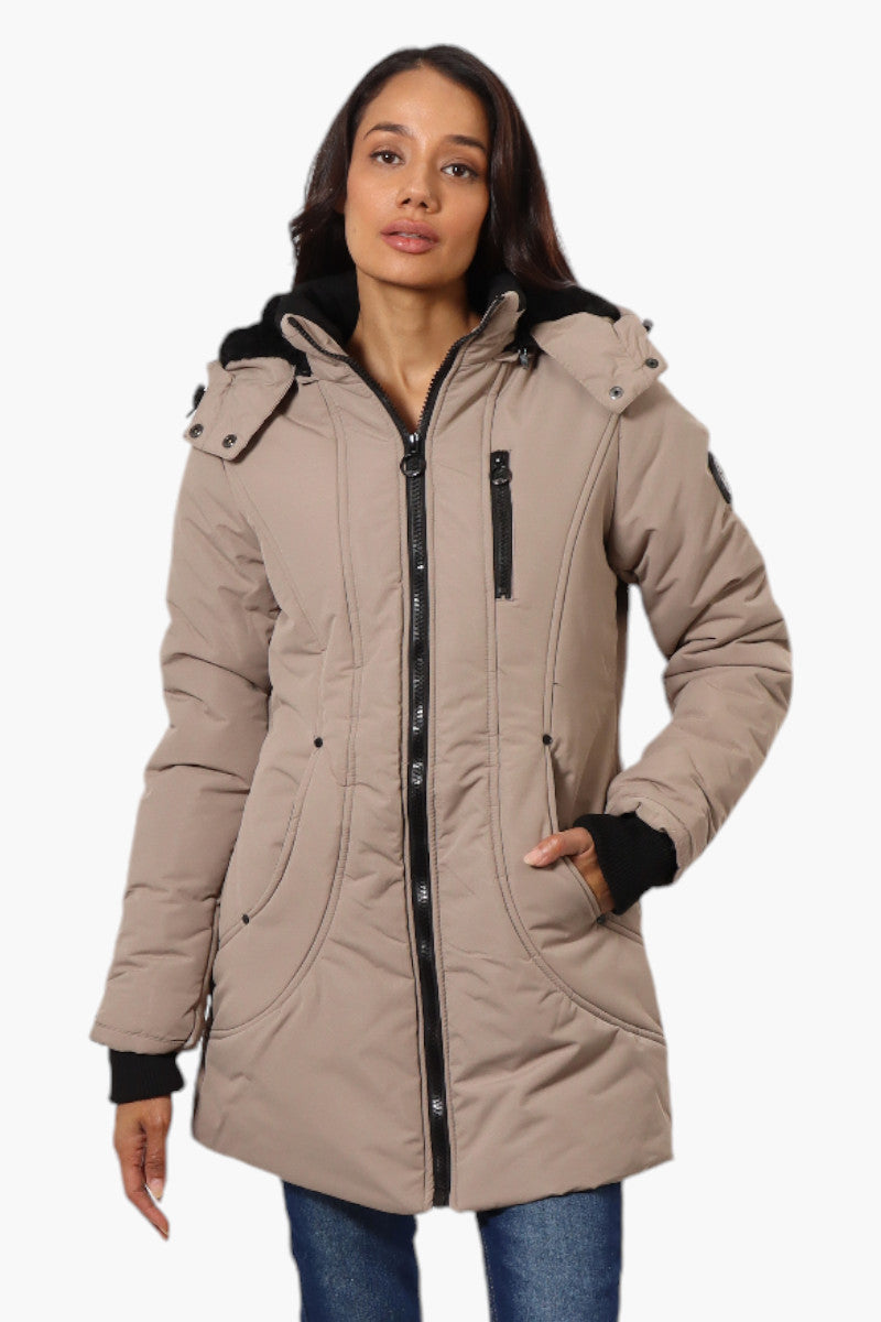 Beige winter jacket hotsell