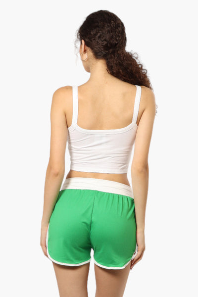 Mikk Basic Solid Dolphin Shorts - Green - Womens Shorts & Capris - Fairweather