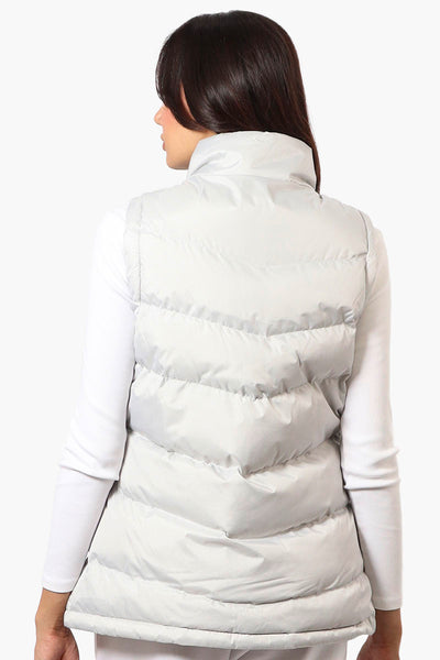 Canada Weather Gear Solid Bubble Vest - White - Womens Vests - Fairweather