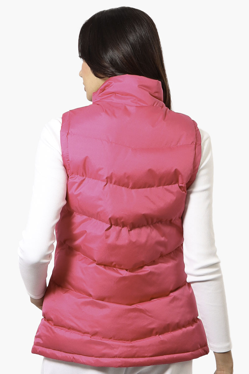 Canada Weather Gear Solid Bubble Vest - Pink - Womens Vests - Fairweather