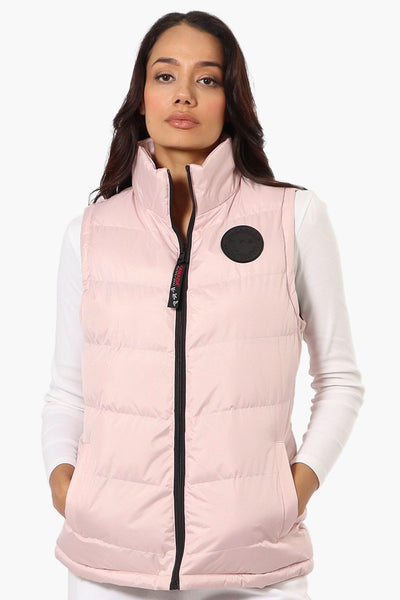 Canada Weather Gear Solid Bubble Vest - Blush - Womens Vests - Fairweather