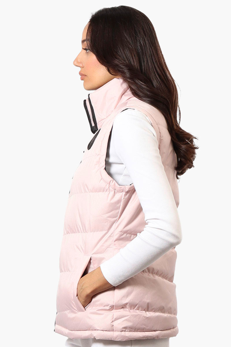 Canada Weather Gear Solid Bubble Vest - Blush - Womens Vests - Fairweather