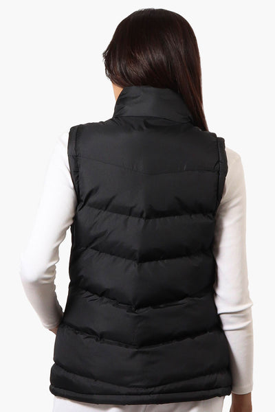 Super Triple Goose Solid Bubble Vest - Black - Womens Vests - Fairweather