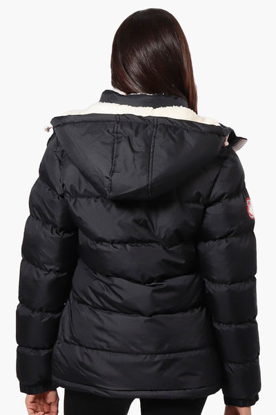 Canada Weather Gear Solid Bubble Bomber Jacket - Navy - Womens Bomber Jackets - Fairweather