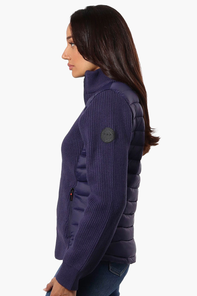 Canada Weather Gear Sweater Knit Zip Up Lightweight Jacket - Navy - Womens Lightweight Jackets - Fairweather