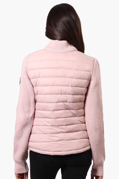 Canada Weather Gear Sweater Knit Zip Up Lightweight Jacket - Pink - Womens Lightweight Jackets - Fairweather