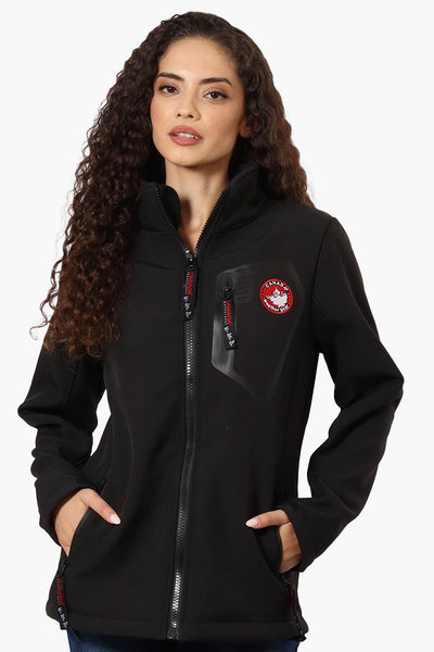 Canada Weather Gear Fleece Lined Zip Pocket Lightweight Jacket - Black - Womens Lightweight Jackets - Fairweather