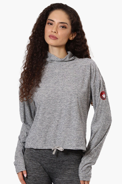 Canada Weather Gear Cowl Neck Long Sleeve Top - Grey - Womens Long Sleeve Tops - Fairweather