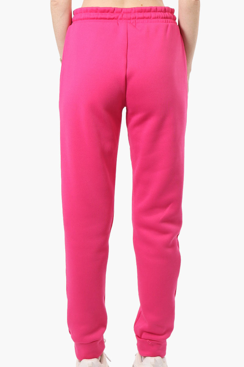 Fahrenheit Tie Waist Brooklyn Print Joggers - Pink - Womens Joggers & Sweatpants - Fairweather