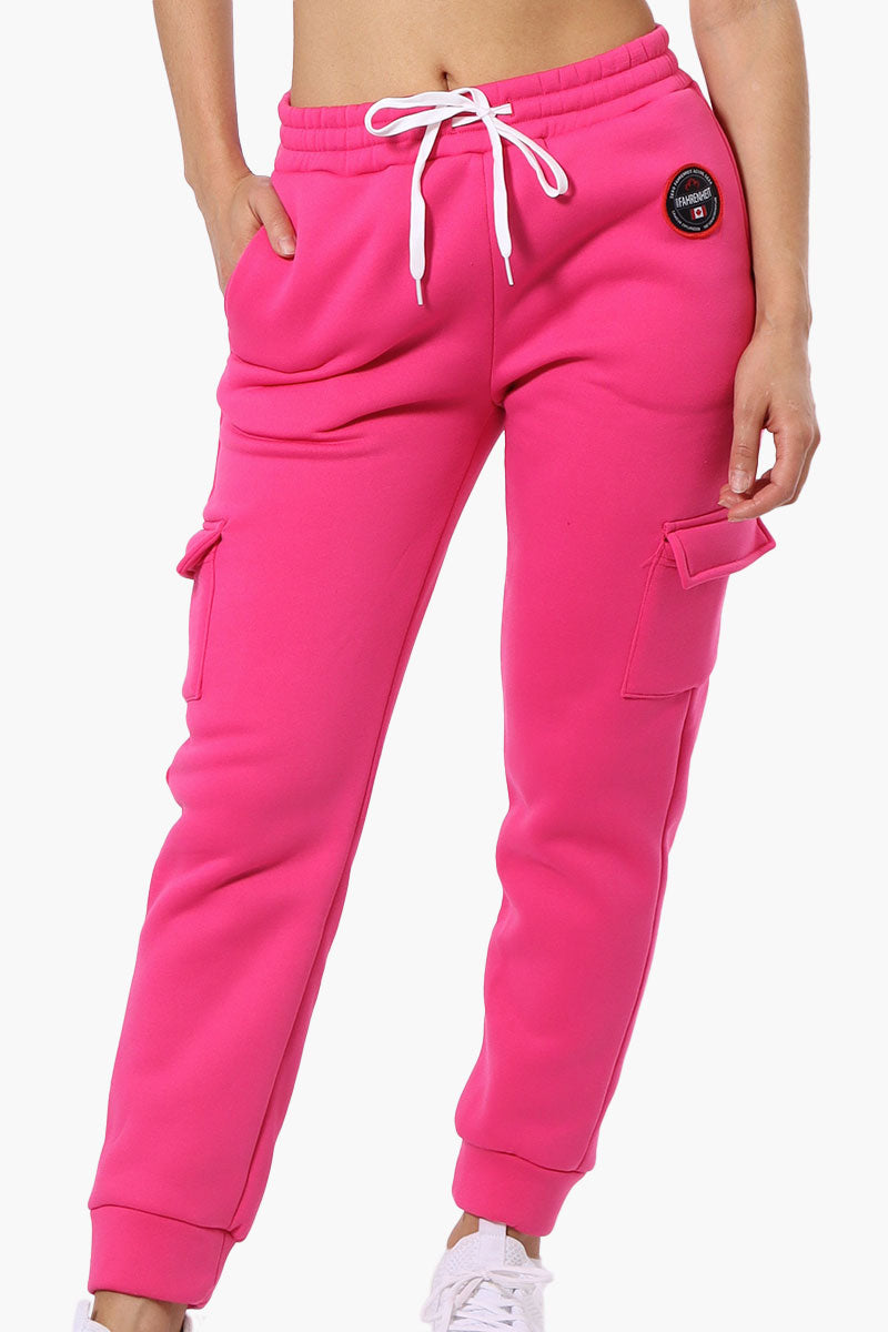 Fahrenheit Tie Waist Cargo Joggers - Pink - Womens Joggers & Sweatpants - Fairweather