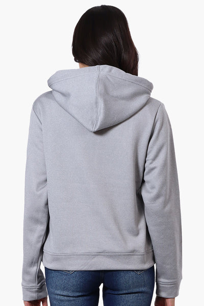 Canada Weather Gear Chest Logo Hoodie - Grey - Womens Hoodies & Sweatshirts - Fairweather