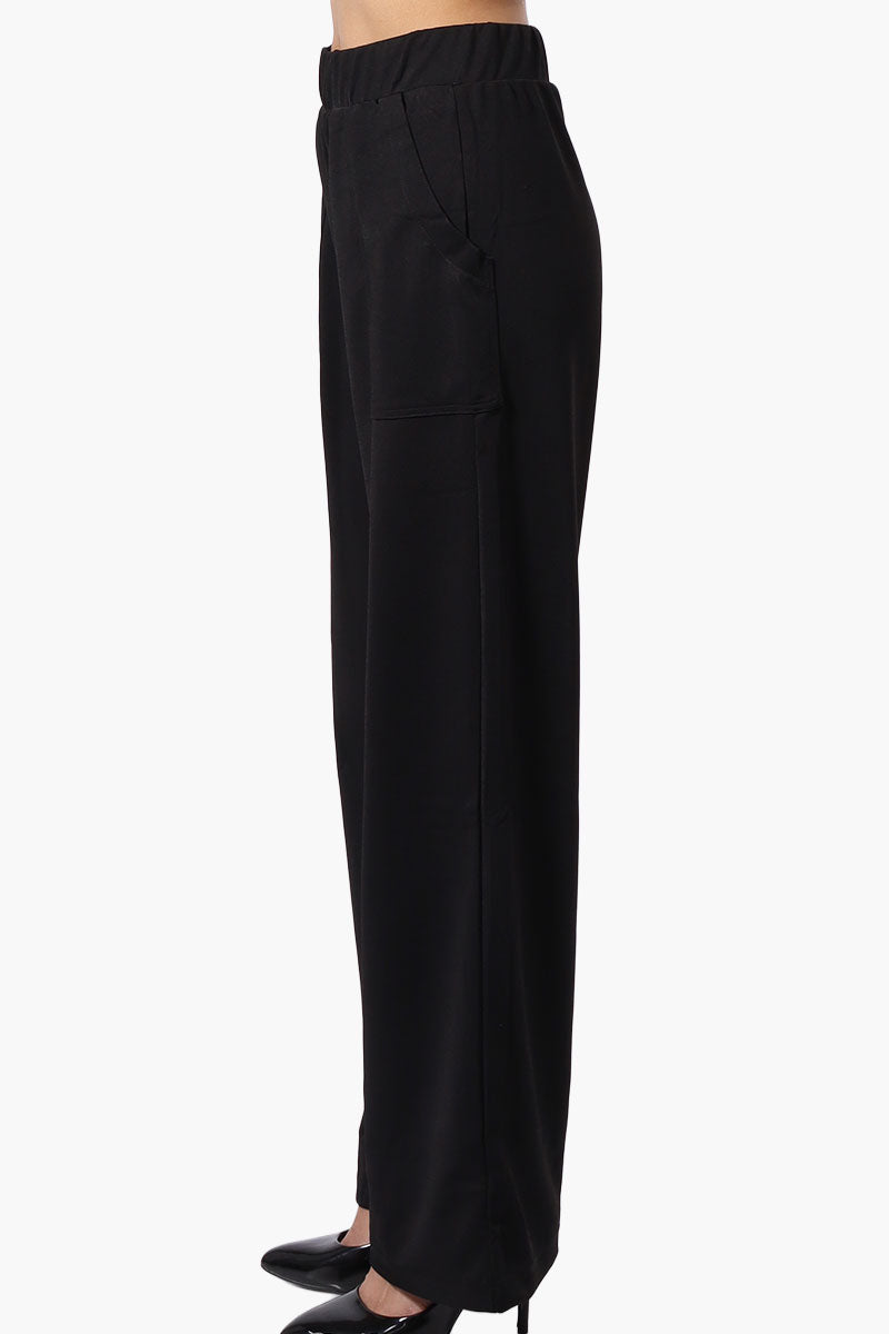 Costa Blanca Wide Leg Pants - Black - Womens Pants - Fairweather