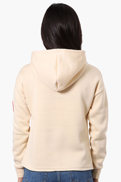 Fahrenheit Solid Basic Hoodie - Cream - Womens Hoodies & Sweatshirts - Fairweather