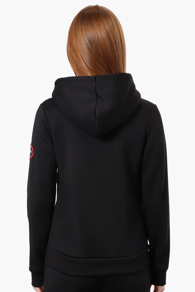 Fahrenheit Fleece Lined Brooklyn Print Hoodie - Black - Womens Hoodies & Sweatshirts - Fairweather