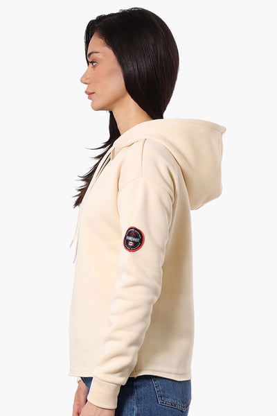 Fahrenheit Solid Basic Hoodie - Cream - Womens Hoodies & Sweatshirts - Fairweather