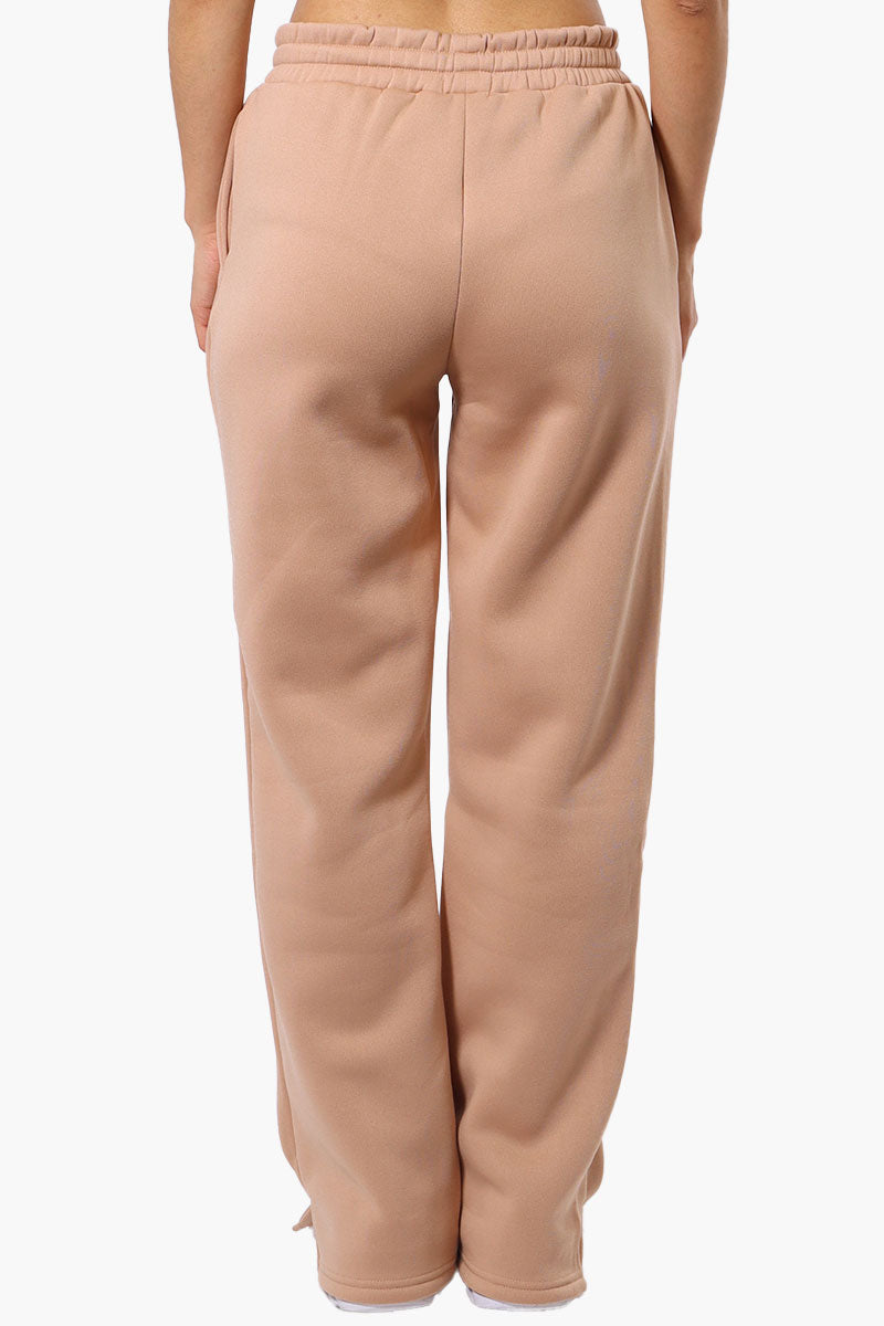 Fahrenheit Tie Waist Basic Sweatpants - Camel - Womens Joggers & Sweatpants - Fairweather