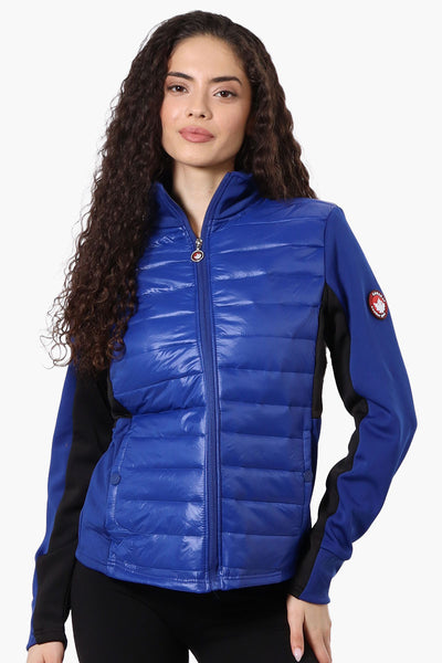 Canada Weather Gear Nylon Puffer Lightweight Jacket - Blue - Womens Lightweight Jackets - Fairweather