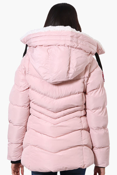 Canada Weather Gear Zip Off Sleeve Bomber Jacket - Pink - Womens Bomber Jackets - Fairweather