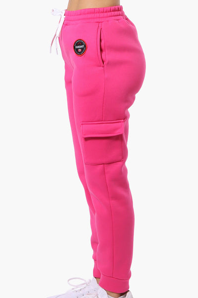 Fahrenheit Tie Waist Cargo Joggers - Pink - Womens Joggers & Sweatpants - Fairweather