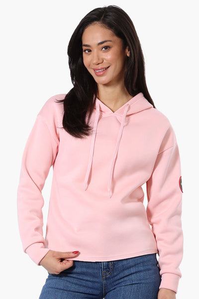 Fahrenheit Solid Basic Hoodie - Pink - Womens Hoodies & Sweatshirts - Fairweather