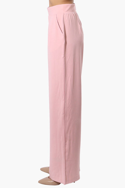 Costa Blanca Pleated Wide Leg Pants - Pink - Womens Pants - Fairweather