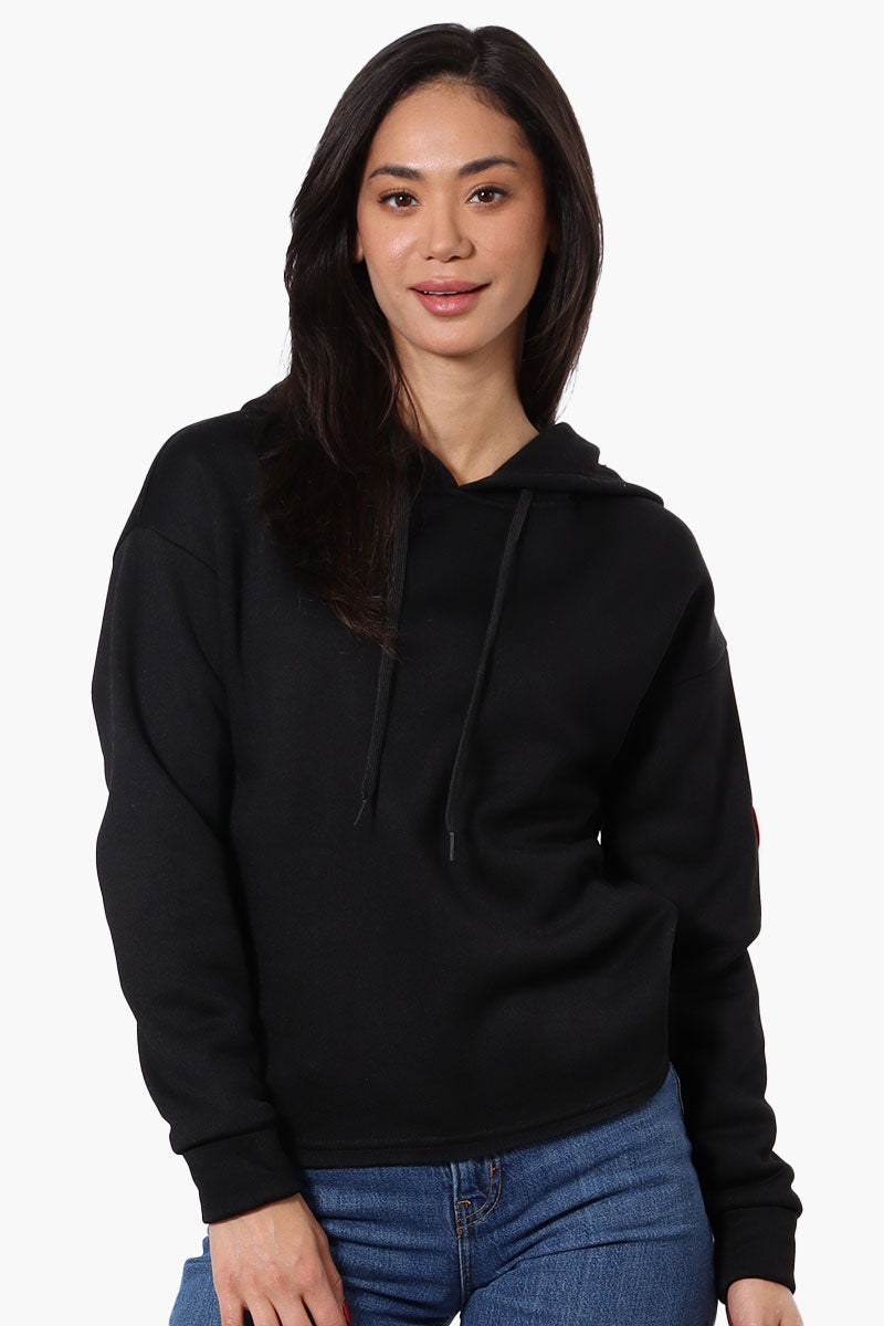 Fahrenheit Solid Basic Hoodie - Black - Womens Hoodies & Sweatshirts - Fairweather