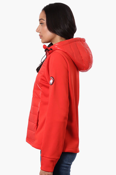 Canada Weather Gear Quilted Nylon Lightweight Jacket - Red - Womens Lightweight Jackets - Fairweather