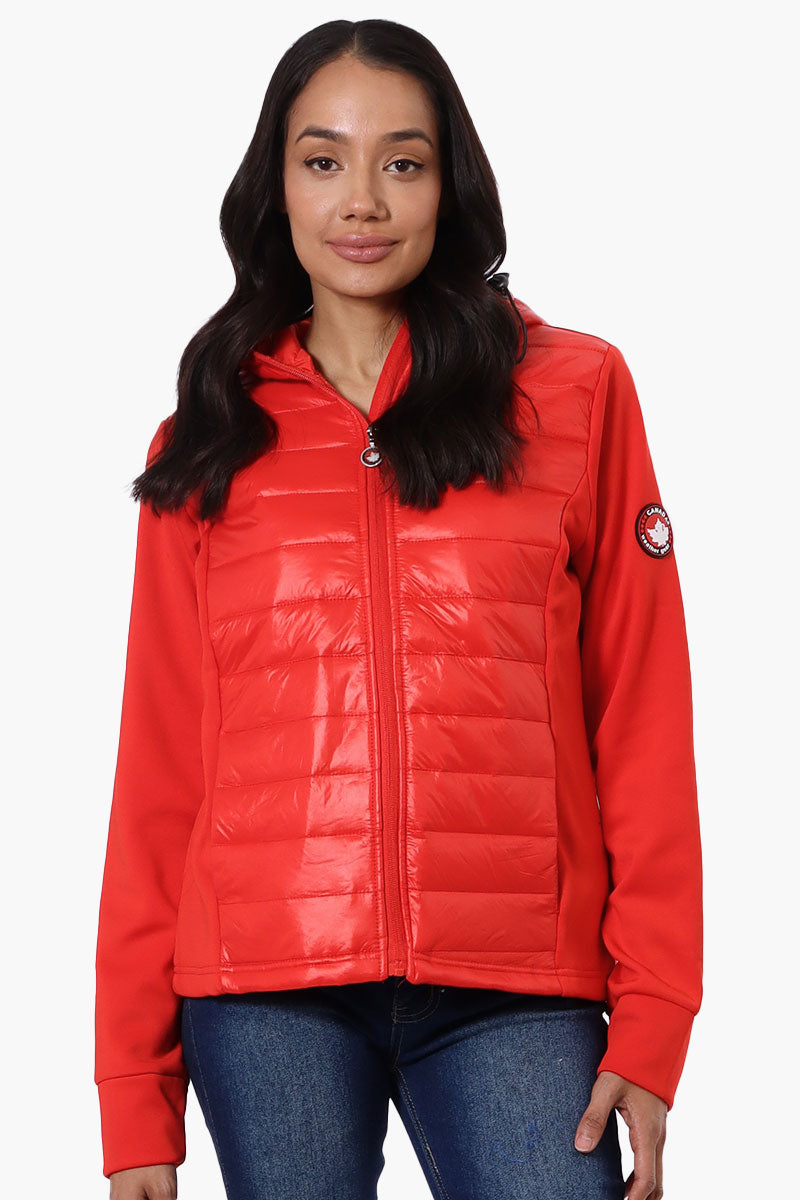 Canada Weather Gear Quilted Nylon Lightweight Jacket - Red - Womens Lightweight Jackets - Fairweather