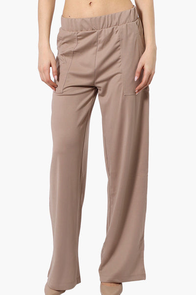 Costa Blanca Wide Leg Pants - Beige - Womens Pants - Fairweather