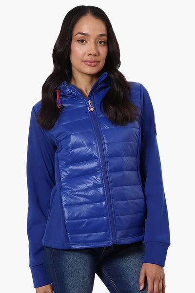 Canada Weather Gear Quilted Nylon Lightweight Jacket - Blue - Womens Lightweight Jackets - Fairweather