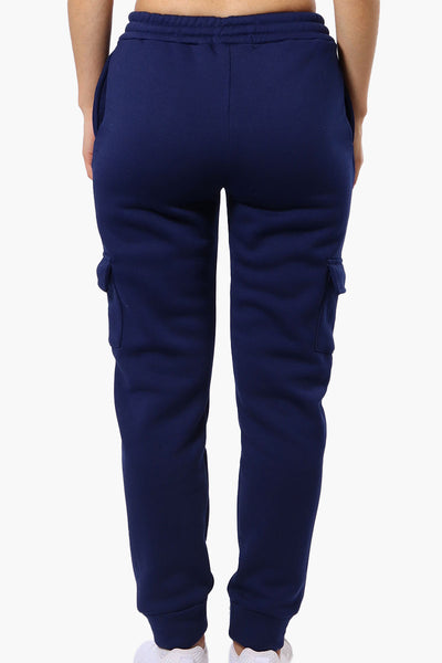 Fahrenheit Tie Waist Cargo Joggers - Navy - Womens Joggers & Sweatpants - Fairweather