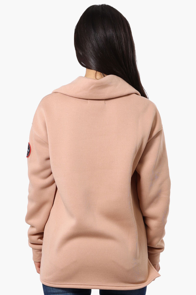 Fahrenheit Basic 1/4 Zip Pullover Sweater - Camel - Womens Pullover Sweaters - Fairweather