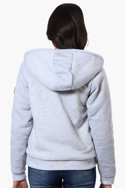 Canada Weather Gear Fleece Lined Zip Up Hoodie - Grey - Womens Hoodies & Sweatshirts - Fairweather