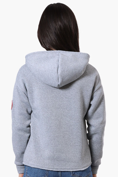 Fahrenheit Solid Basic Hoodie - Grey - Womens Hoodies & Sweatshirts - Fairweather