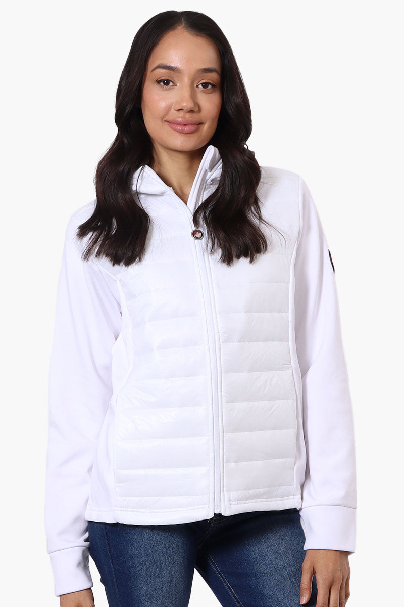 Canada Weather Gear Quilted Nylon Lightweight Jacket - White - Womens Lightweight Jackets - Fairweather