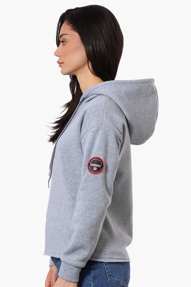 Fahrenheit Solid Basic Hoodie - Grey - Womens Hoodies & Sweatshirts - Fairweather