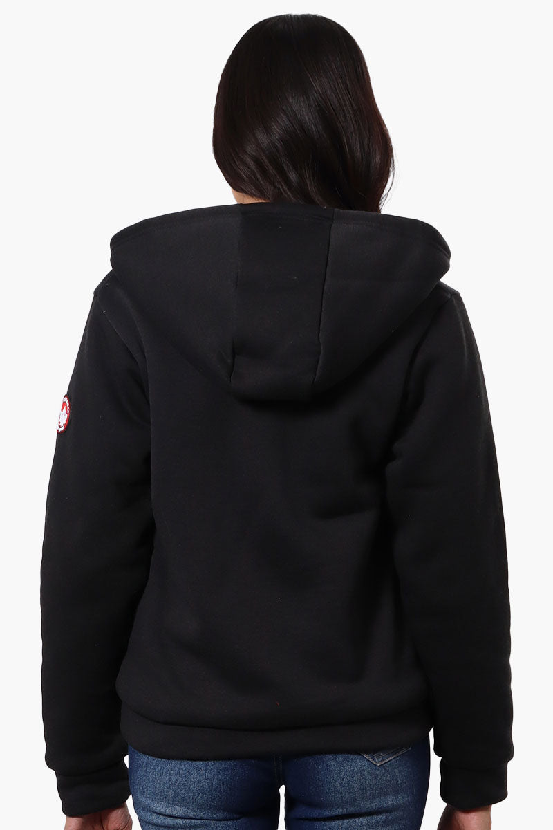 Canada Weather Gear Fleece Lined Zip Up Hoodie - Black - Womens Hoodies & Sweatshirts - Fairweather