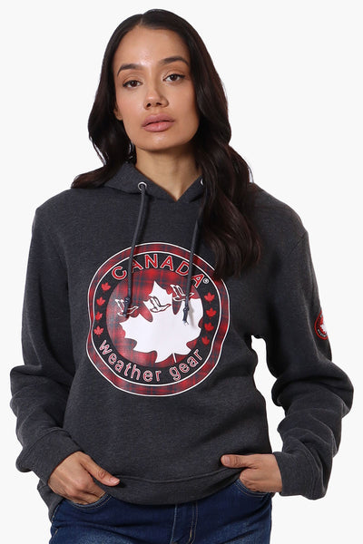 Canada Weather Gear Chest Logo Hoodie - Black - Womens Hoodies & Sweatshirts - Fairweather