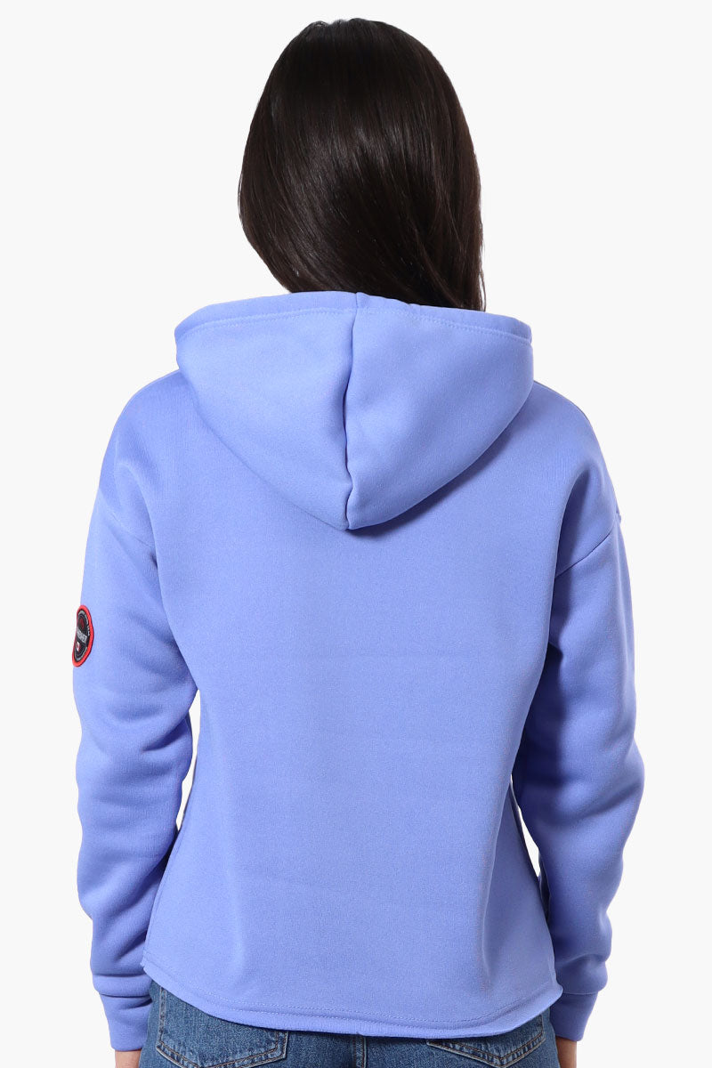 Fahrenheit Solid Basic Hoodie - Blue - Womens Hoodies & Sweatshirts - Fairweather