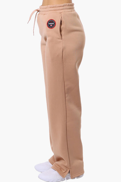 Fahrenheit Tie Waist Basic Sweatpants - Camel - Womens Joggers & Sweatpants - Fairweather