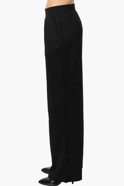 Costa Blanca Pleated Wide Leg Pants - Black - Womens Pants - Fairweather