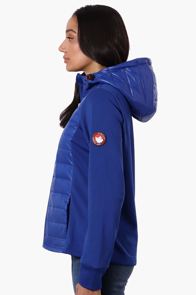 Canada Weather Gear Quilted Nylon Lightweight Jacket - Blue - Womens Lightweight Jackets - Fairweather