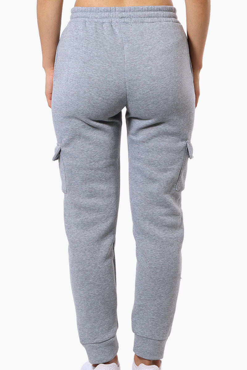 Fahrenheit Tie Waist Cargo Joggers - Grey - Womens Joggers & Sweatpants - Fairweather