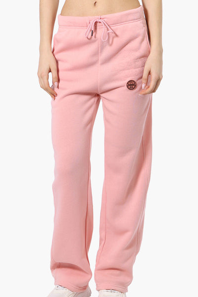 Fahrenheit Aspen Print Fleece Sweatpants - Pink - Womens Joggers & Sweatpants - Fairweather