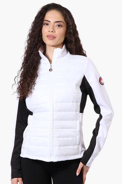 Canada Weather Gear Nylon Puffer Lightweight Jacket - White - Womens Lightweight Jackets - Fairweather