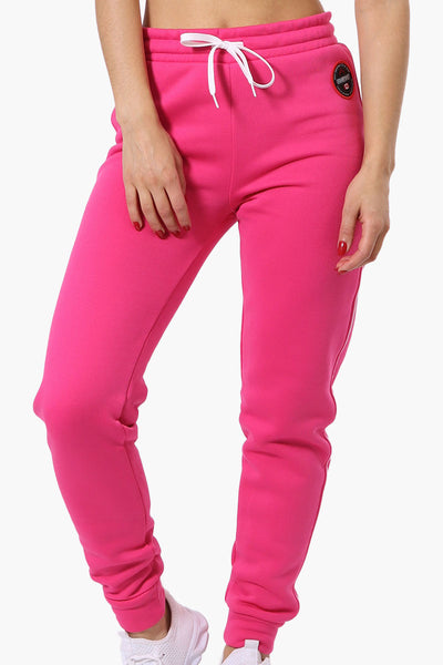 Fahrenheit Tie Waist Side Piping Joggers - Pink - Womens Joggers & Sweatpants - Fairweather