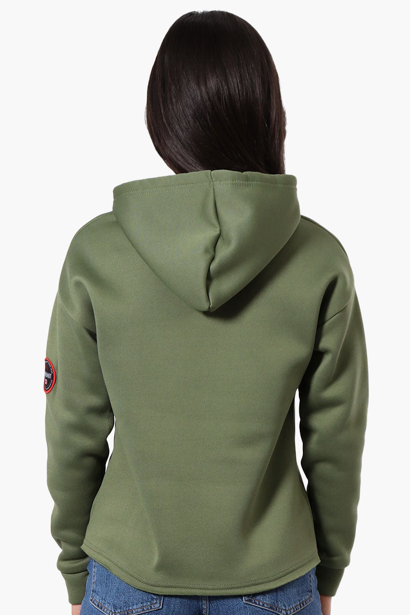 Fahrenheit Solid Basic Hoodie - Olive - Womens Hoodies & Sweatshirts - Fairweather