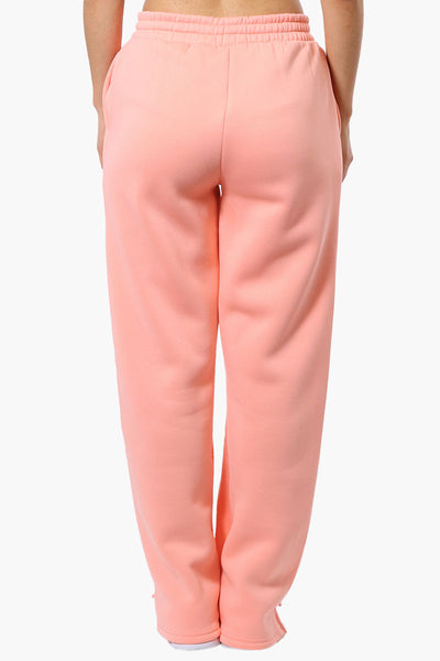 Fahrenheit Tie Waist Basic Sweatpants - Pink - Womens Joggers & Sweatpants - Fairweather