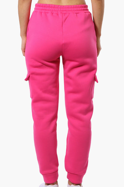 Fahrenheit Tie Waist Cargo Joggers - Pink - Womens Joggers & Sweatpants - Fairweather